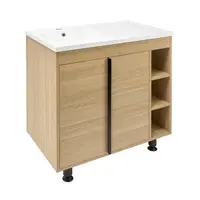 Kúpeľňová skrinka s umývadlom Naturel Lucca 79x70x45 cm dub mat LUCCA80D