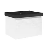 Kúpeľňová skrinka s umývadlom Naturel Savona 78x43x45 cm biela lesk SAVONA80BIU1B