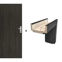 DRE Technické protipožiarne dvere levé 80 cm brest antracit SETDPOJA80L