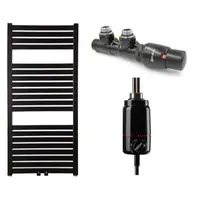 Cenovo zvýhodnený set pre kombinované vykurovanie radiátor, ventil a Vyhrievaná tyč SETKH450970SBLKOM