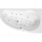 Masážna vaňa SIKO Luiza 160x95 cm MEDIUM akrylát pravá SIKOHMMLU160P