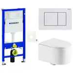 Závesný WC set Geberit do ľahkých stien / predstenová SAT SIKOGESREX72D30