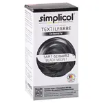 Simplicol barva na textil Sametově černá 150ml + 400g