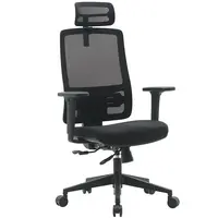 Otáčecí křeslo Popstar Mesh Lux černá 116-143x47x48 cm