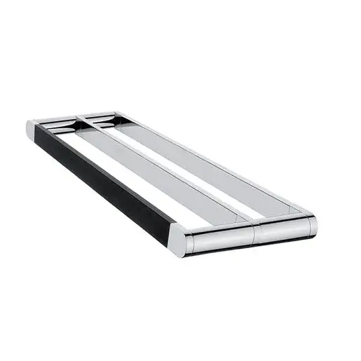 Nimco Nava držiak uterákov čierna/chróm NA28061D