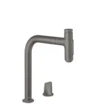 Hansgrohe Metris drezová batéria s vyťahovacou spŕškou, 2 prúdy kartáčovaný černý chrom 73818340