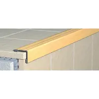 Schodová hrana schodová Havos, hliník, dĺžka 270 cm, výška hrany 9 mm, ALSHOR9270