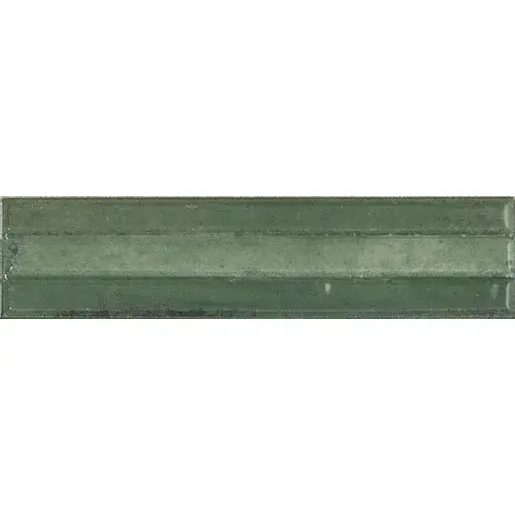 Obklad Ragno Look verde Struttura 3D Yubi 6x24 cm lesk RCU8