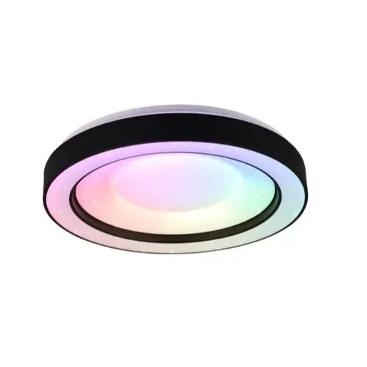 LED stropné osvetlenie Reality Arco čierna R65091032