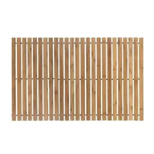 Kleine Wolke Level protiskluzová koupelnová rohož drevodekor 4072202207