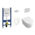 Cenovo zvýhodnený závesný WC set Geberit + WC Villeroy & Boch Omnia Architectura SIKOGES5B0