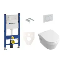 Cenovo zvýhodnený závesný WC set Geberit + WC Villeroy & Boch Omnia Architectura SIKOGES5B0