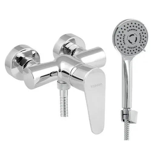 Sprchová batéria Novaservis Titania Fresh Eco so sprchovacím setom 100 mm chróm 96065,0E