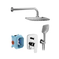 Ravak Classic sprchový systém pod omietku s pákovou batériou chróm X07S016