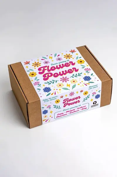 Sada na pestovanie kvetov RESETEA Flower Power 26,5 x 10 x 16 cm