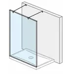 Jika Pure sprchová zástena walk-in 130 cm h2674210026681 6742.1.002.668.1