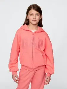 GAP Dívčí Dětská oversize mikina s logem 741310-03 Velikost: S