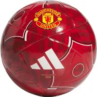 adidas MANCHESTER UNITED FC MINI HOME Mini fotbalový míč, červená, velikost