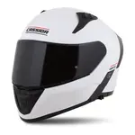 Moto přilba Cassida Aero Solid bílá/černá M (57-58)