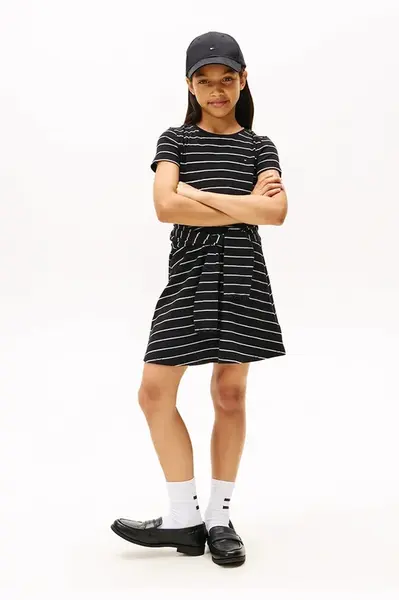 Dětské šaty s bavlnou Tommy Hilfiger