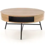 Konferenčný stolík Camila dub zlatý/čierna