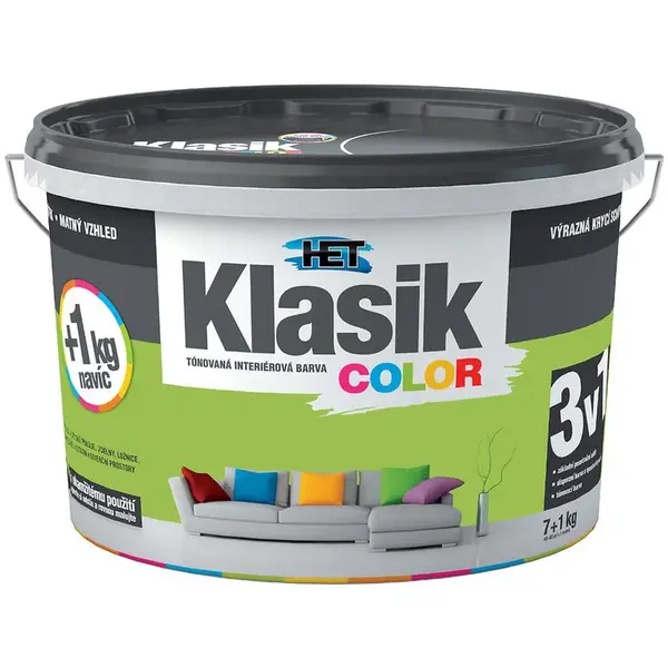 Het Klasik Color svetlozelená 7kg+1kg