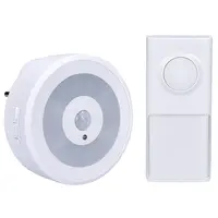 BEzdrátový zvonek s nočním světlem senzor pohybu bílý