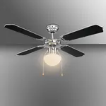 Stropný ventilátor s osvetlením 0309CSW 1*E27 PL1