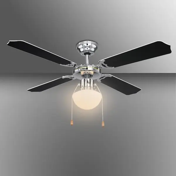 Stropný ventilátor s osvetlením 0309CSW 1*E27 PL1