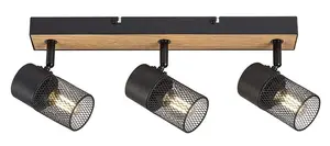 Stropné bodové svietidlo METTA E14 3XMAX 40W LS3