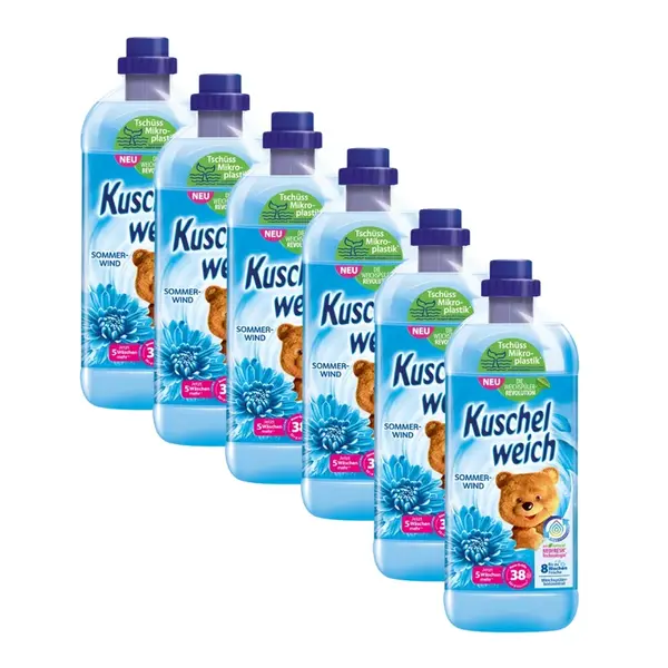 ACTION PACK Kuschelweich aviváž Letní vánek 6 x 1 l / 38 praní