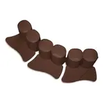 Palisáda 40 cm hnědá