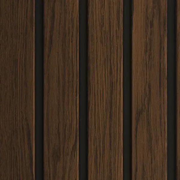 Lamelowy panel FRONTO V-BLACK Orech 0,25x2,95M