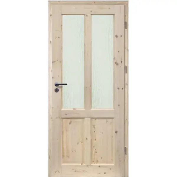 Dvere vnútorné Finskie 2S 70P so sukmi  nelakované zámok na kľúč