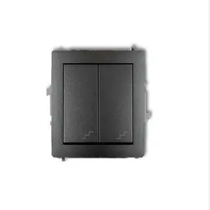 DWP-33 Schodiskový vypínač dvojitý grafit