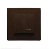 ŁP-7LS Konektor žalúzií s podsvietením hnedá