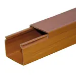 Lišta 18x13 mm, délka 2 m, imitace tm. dřevo