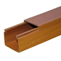 Lišta 18x13 mm, délka 2 m, imitace tm. dřevo