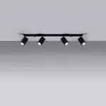 Stropné bodové svietidlo Merida 4L A-0459 čierna