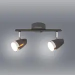 Nástenné bodové  svietidlo  Karen 6513 Antracit LS2