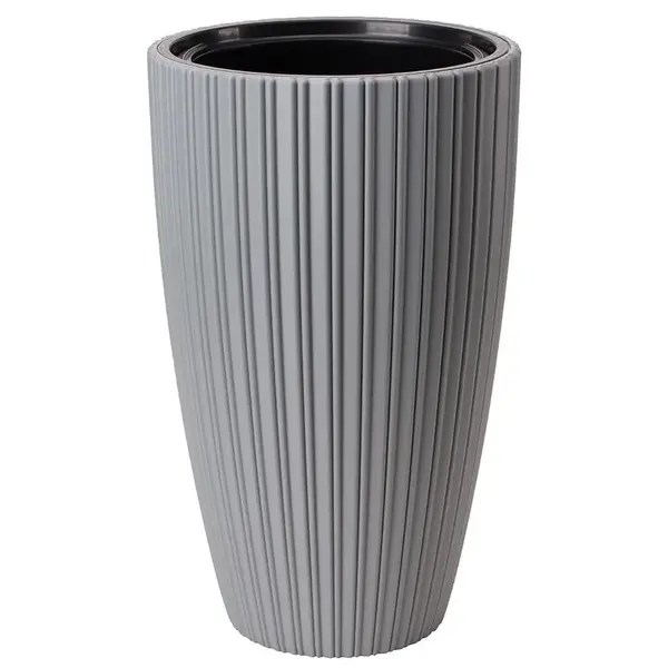 Kvetináč Mika Slim 30 antracit