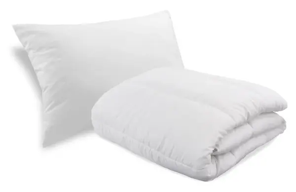 Celoroční přikrývka prošívaná 140 x 200 cm s polštářem BASIC 70 x 90 cm