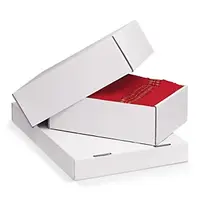 25 x Kartonová krabice 305x215x105mm, bílá, odnímatelné víko