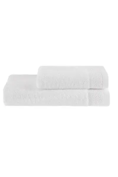Sada ručník a osuška BAMBOO, 2 ks Bílá