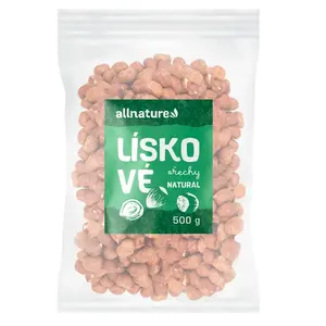 Allnature Lískové ořechy jádra 500 g