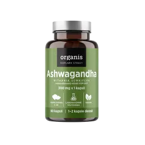 ORGANIS Ashwagandha KSM-66 300 mg 90 kapslí