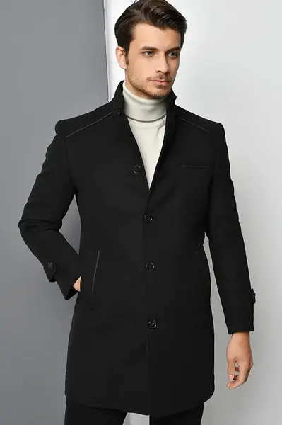 PLT9391 DEWBERRY MEN'S COAT-ANTHRACITE