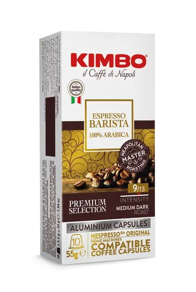 KIMBO Kapsle Nespresso, Espresso Barista 10 ks