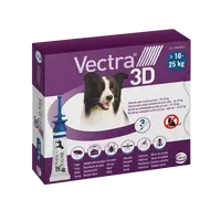 Vectra 3D spot-on pro psy M (10–25 kg) 3 pipety