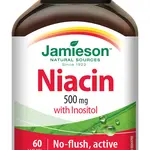 Jamieson Niacin 500 mg s inositolem 60 tablet
